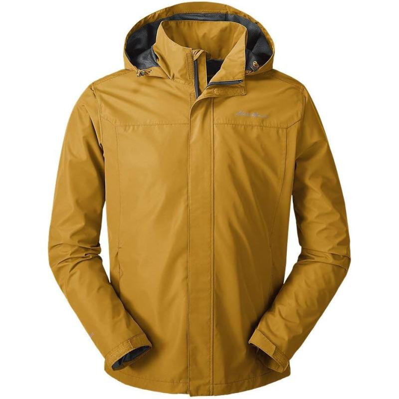 Eddie Bauer Men’s Packable Rainfoil Jacket(Amber) - Eddie Bauer