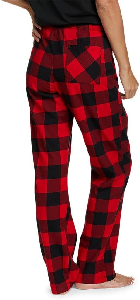 Eddie Bauer Women’s Stine’s Favorite Flannel Sleep Pants(Tall Barn Red ...