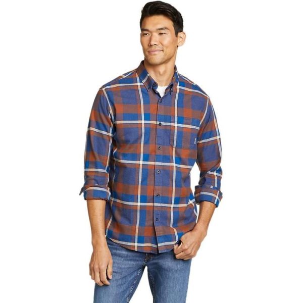 Eddie Bauer Men’s Eddie’s Favorite Classic Fit Flannel Shirt – Plaid ...