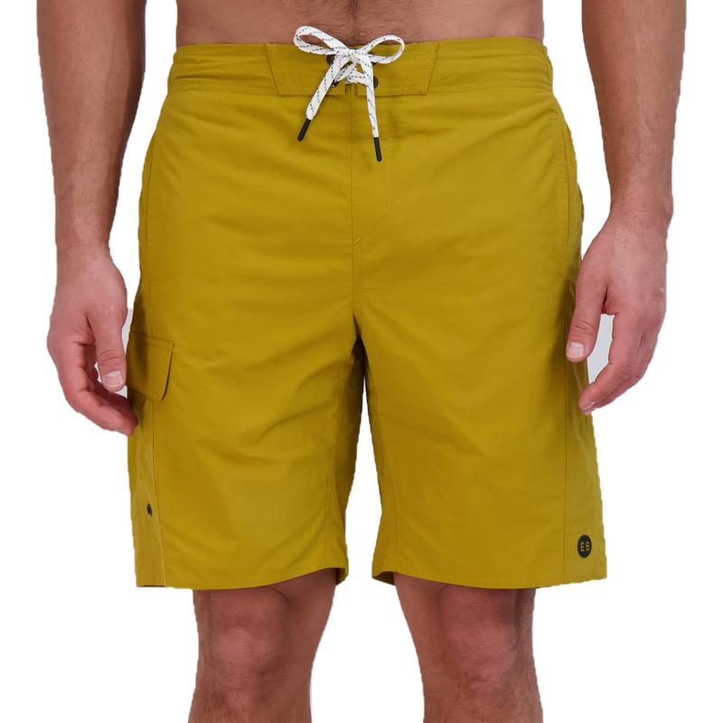 Eddie Bauer Men’s SPF 50+ E-Board Swim Trunks(Antique Gold) - Eddie Bauer