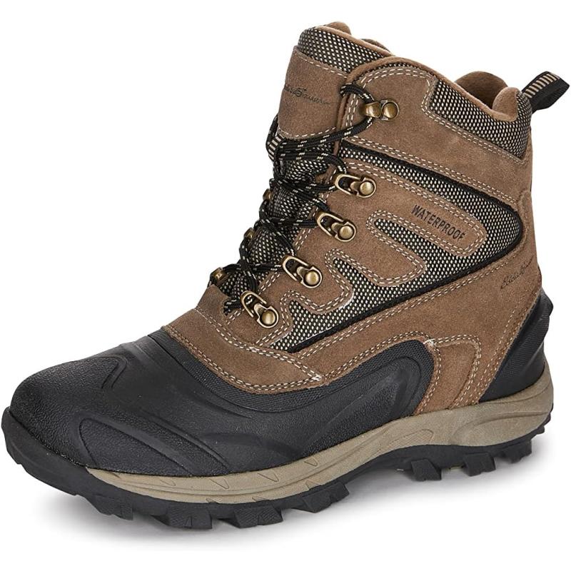 Eddie Bauer Mens Waterproof Hiking Snow Boottaupe Eddie Bauer 2615